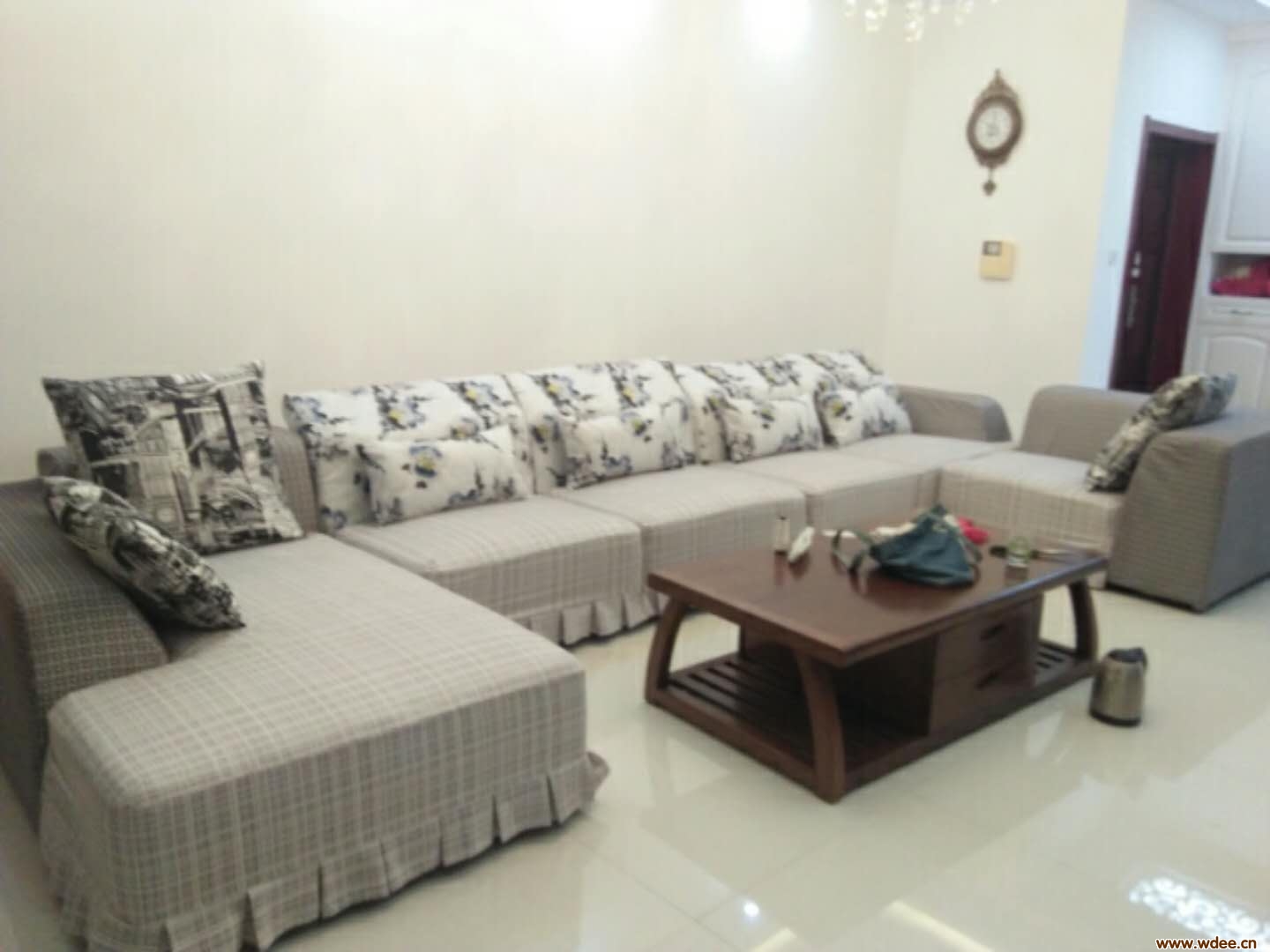 基德花苑院内定做高档沙发套20年老店